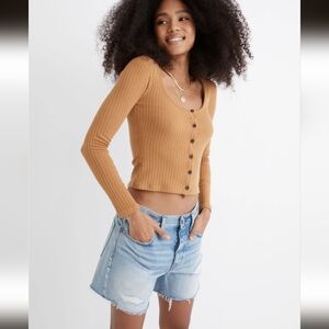 Madewell Relaxed Mid-Length Denim Shorts